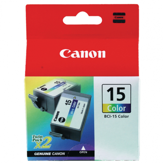 Canon Tri Colour Ink Cartridge - Cyan, Magenta, Yellow (2 Pack) (8191A002) 